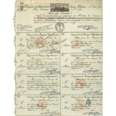 Comptoir de Commerce Quay Pelletier - Banque Hypothecaire (Bon 300 £)