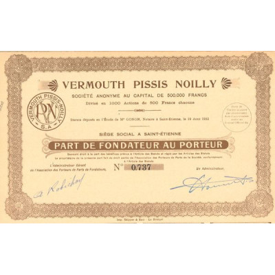 Vermouth Pissis Noilly (PF)