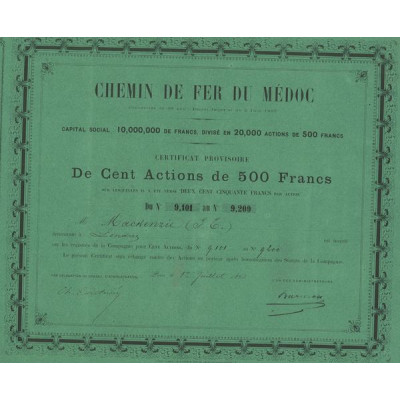 Chemin de Fer du Médoc (Act 500 F)