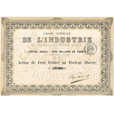 Caisse Centrale de l'Industrie (Act 500 F)
