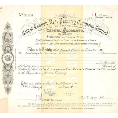 The City of London Real Property Cy Ltd (Titre 55 Act 1 £)