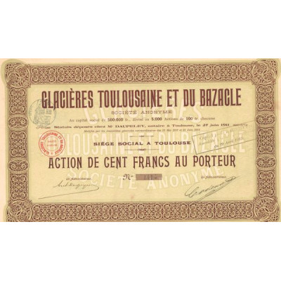 Glacières Toulousaine et du Bazacle (Act 100 F)