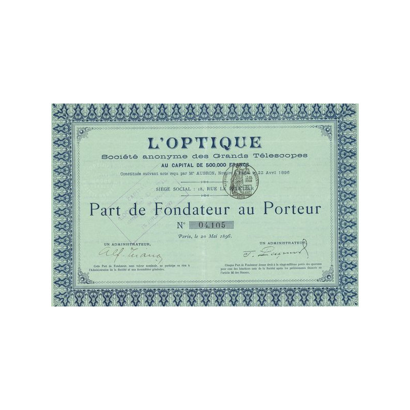 L'Optique S.A des Grands Télescopes (PF)