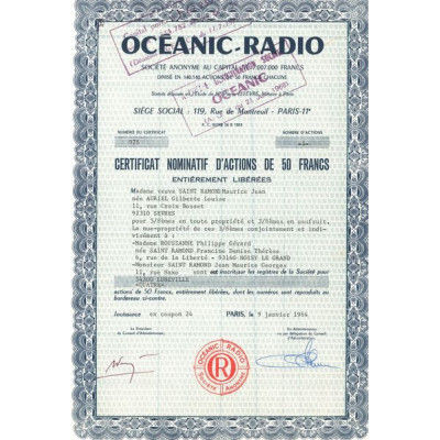 Océanic-Radio (Act 50F)
