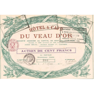 Hôtel & Café du Veau d'Or (Act 100 F)