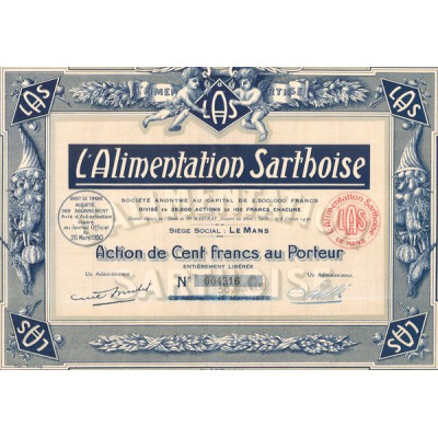 L'Alimentation Sarthoise (Act 100 F)