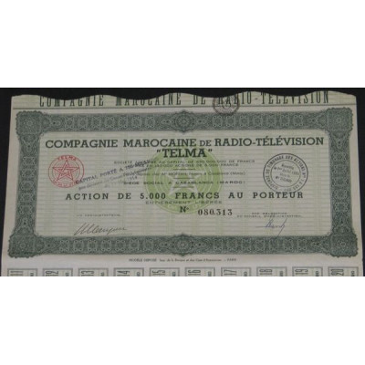 Cie Marocaine de Radio-Télévision "Telma"