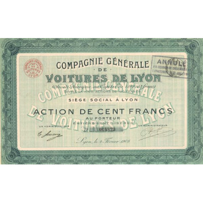 Cie Gale de Voitures de Lyon (Act 100F)