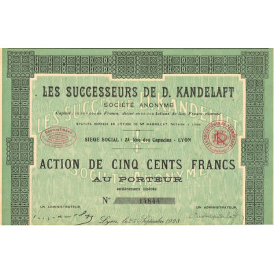 Les Successeurs de D.Kandelaft (Act 500F)