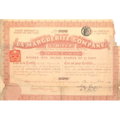 La Marguerite Cy Ltd (Act £1)