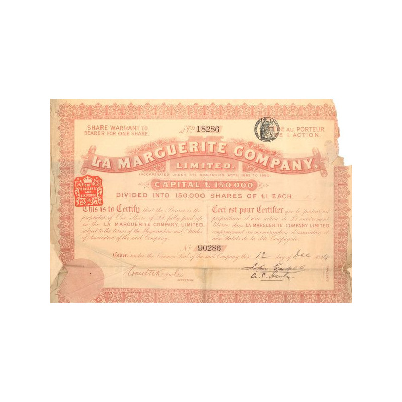 La Marguerite Cy Ltd (Act £1)