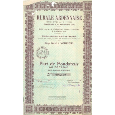 Rurale Ardennaise (PF)