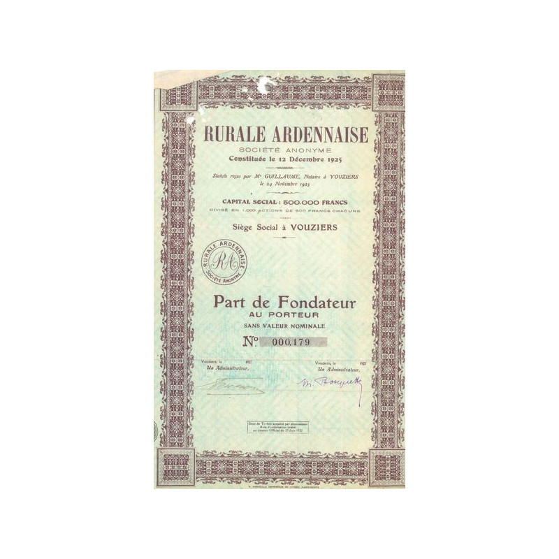 Rurale Ardennaise (PF)