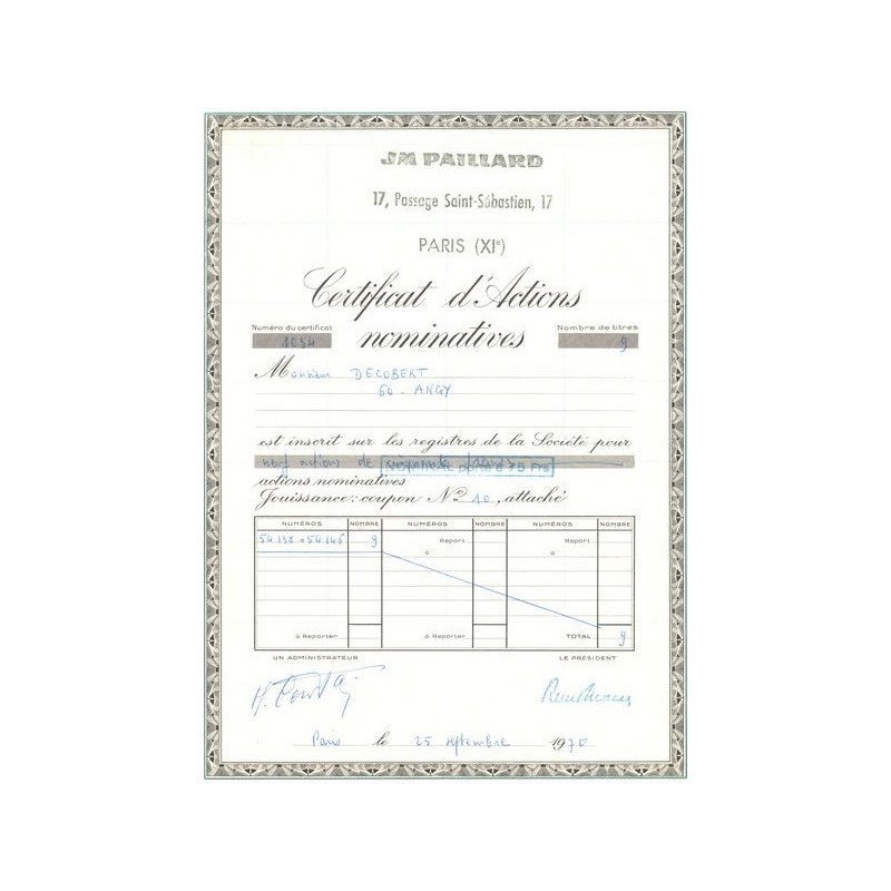 JM Paillard (Certif Nomin)