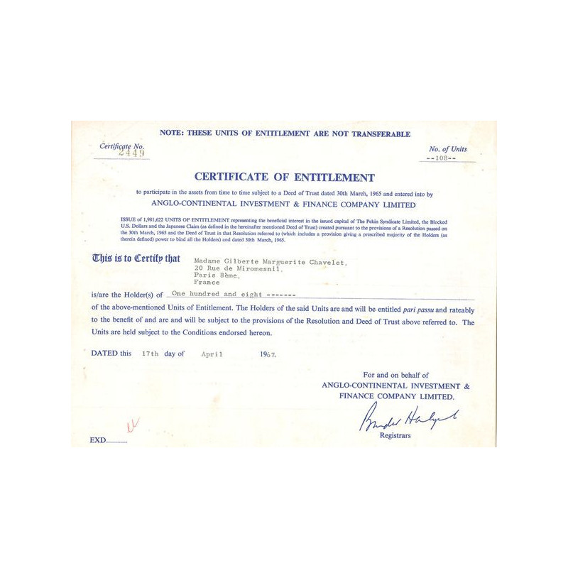 Anglo-Continental Investment & Finance Cy Ltd (Certif Nomin 108 Act)