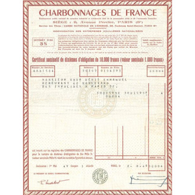Charbonnages de France (CN Act 1000 F)