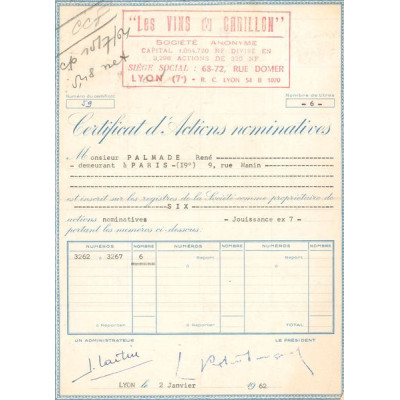 "Les Vins du Carillon" (CN 6 Act)