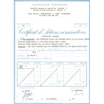 Carbonique Naturelle (CN Act 100F)
