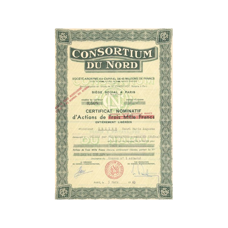 Consortium du Nord (CN Act 3000F)