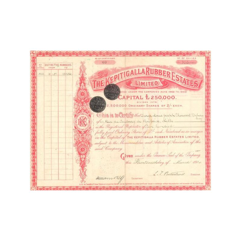 The Kepitigalla Rubber Estates Ltd (CN Act 2£)