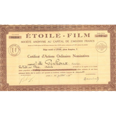Etoile-Film (CN Act 100F) Marron