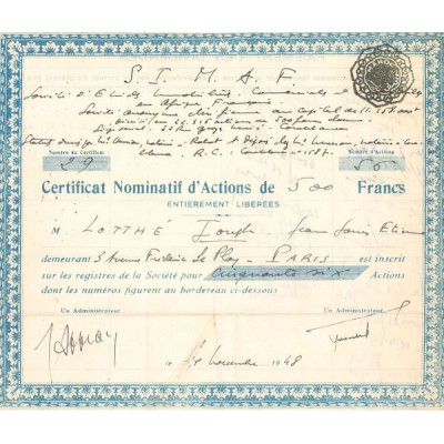 S.I.M.A.F. (CN Act 500F)