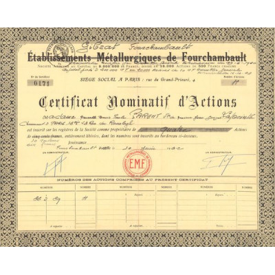 Ets Métallurgiques de Fourchambault (CN Act 500F)