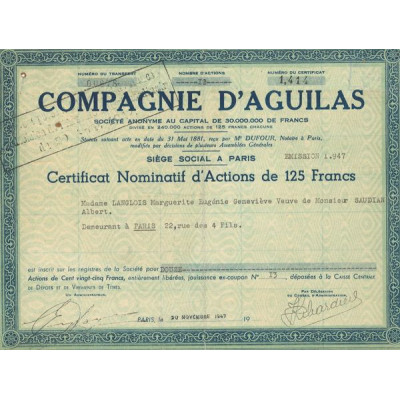 Cie d'Aguilas (CN Act 125F)