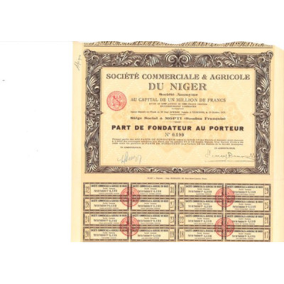 Sté Commerciale & Agricole du Niger S.A. (PF)