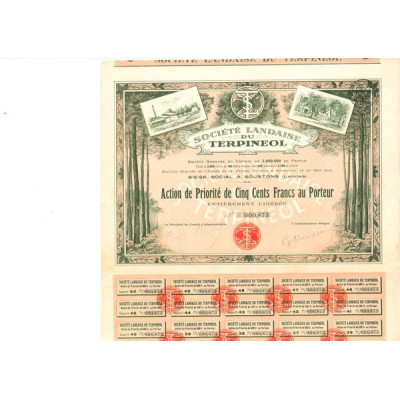 Sté Landaise du Terpineol (Act P 500 F)