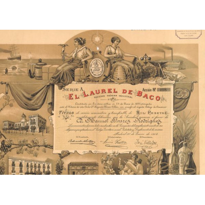 El Laurel de Baco - Serie A (Act 1000 Pesetas)