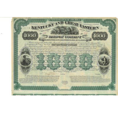 Kentucky and Great Eastern (Act 1000 $)