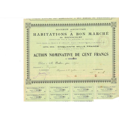 S.A. Habitations a Bon Marché de Bazancourt (Act Nomin 100 F)