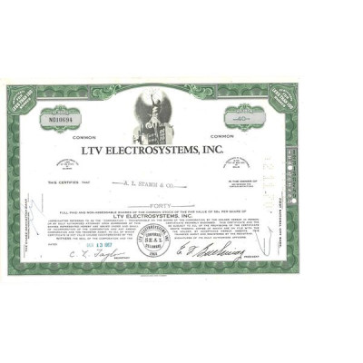 Ltv Electrosystems Inc (Titre 40 Act)