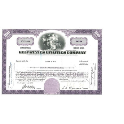 Gulfstates Utilities Cy (Titre 100 Act)