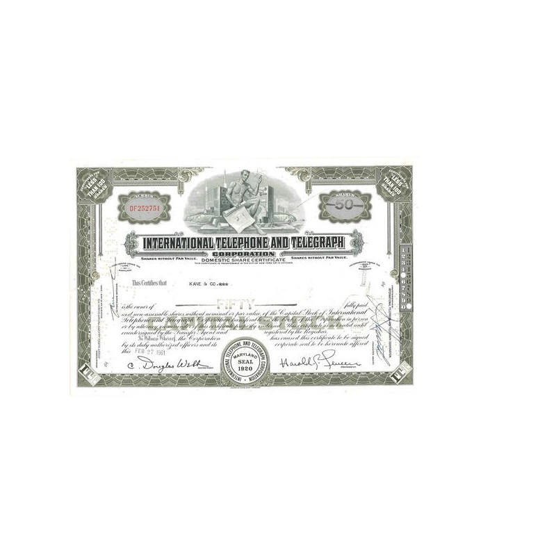 Internationnal Téléphone and Telegraph (Titre 50 Act)