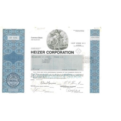 Heizer Corp (Titre 100 Act)