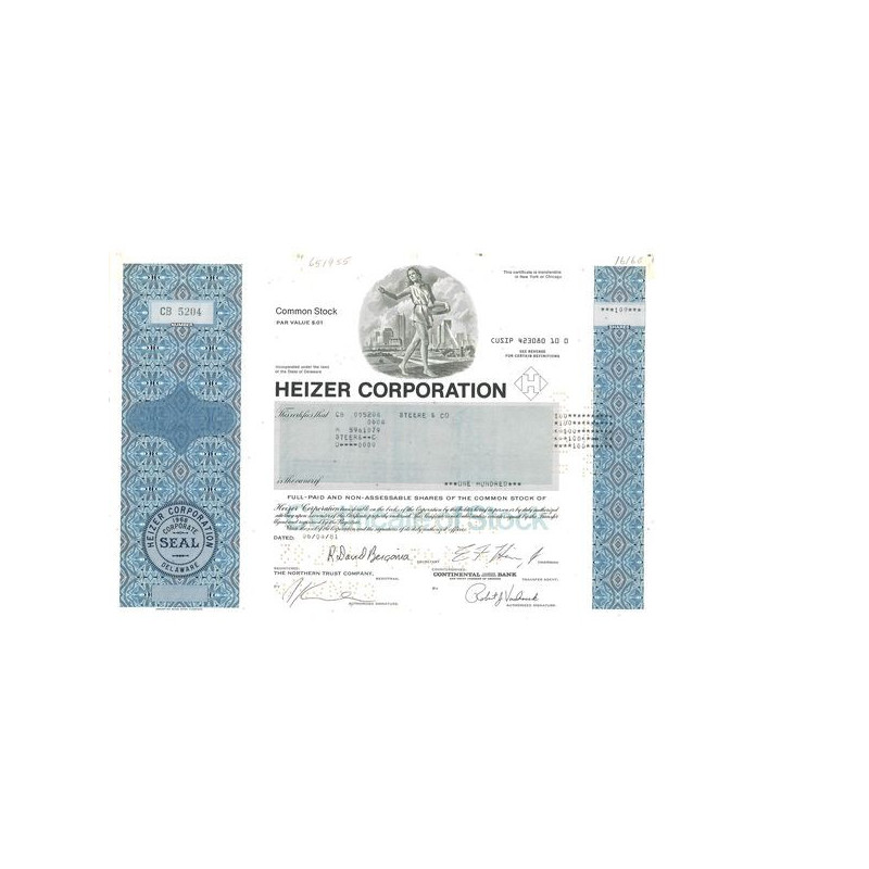 Heizer Corp (Titre 100 Act)