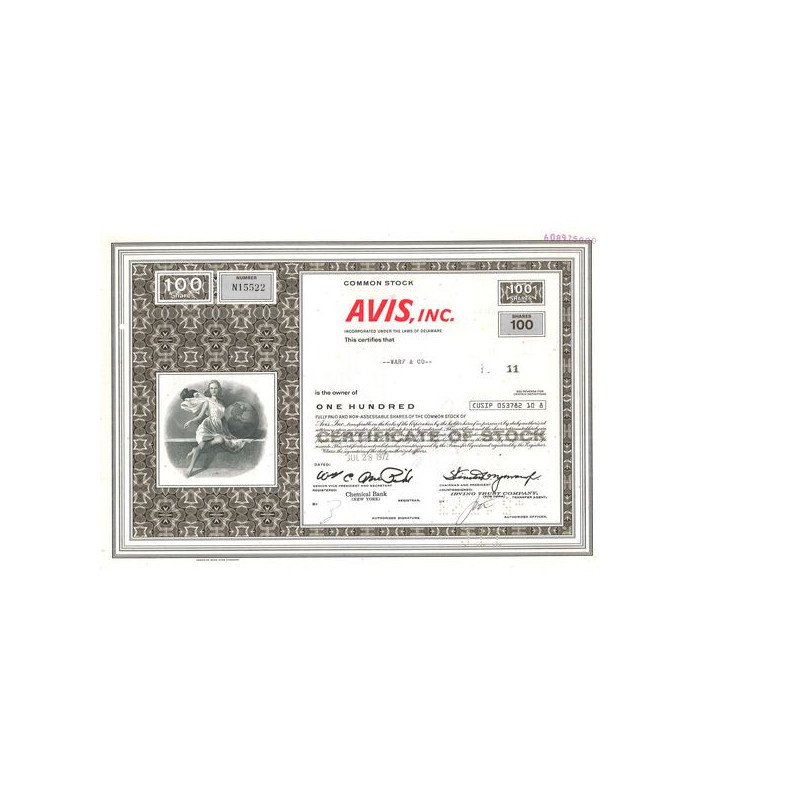AVIS Inc (Titre 100 Act)