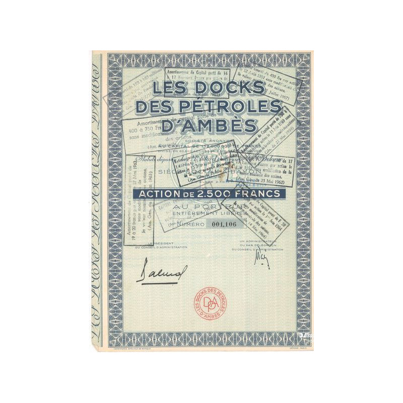 Les Docks des Pétroles d'Ambès (Act 2500 F)