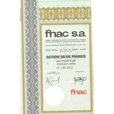 FNAC S.A. (Act 50 F)