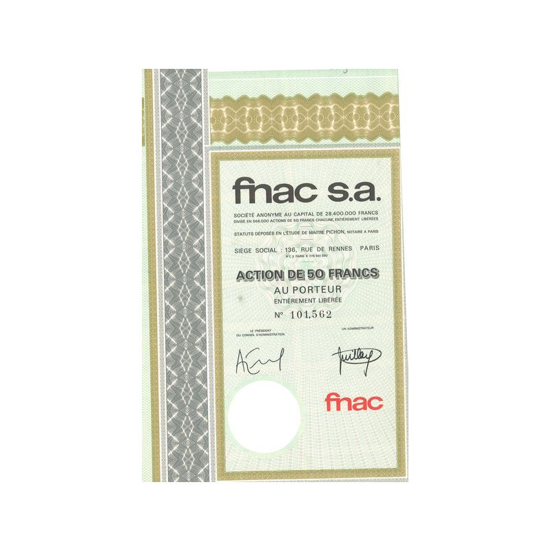 FNAC S.A. (Act 50 F)