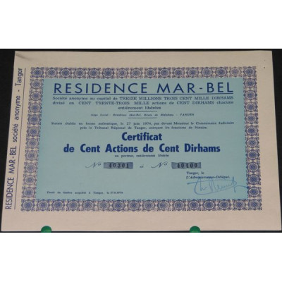 Résidence Mar-Bel (100 Ac)