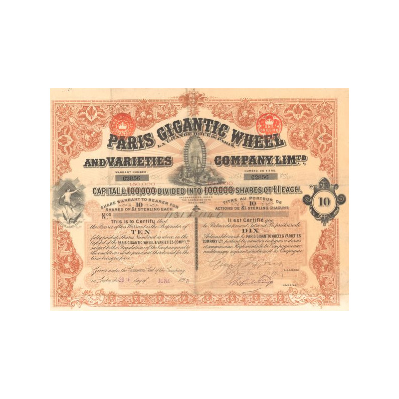 Paris Gigantic Wheel - La Grande Roue de Paris (Titre 10 Act 1$)