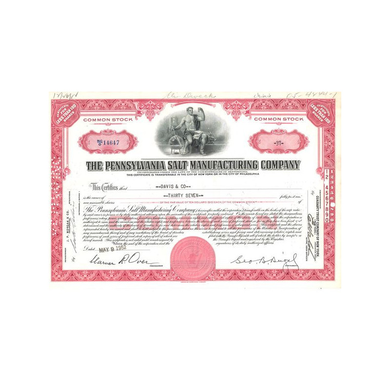 The Pennsylvania Salt Manufacturing Cy (Cerif Nomin)