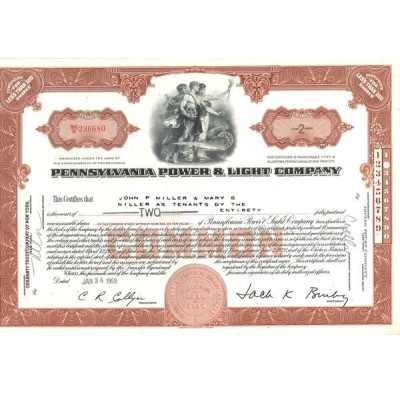 Pennsylvania Power & Light Cy (Certif Nomin)