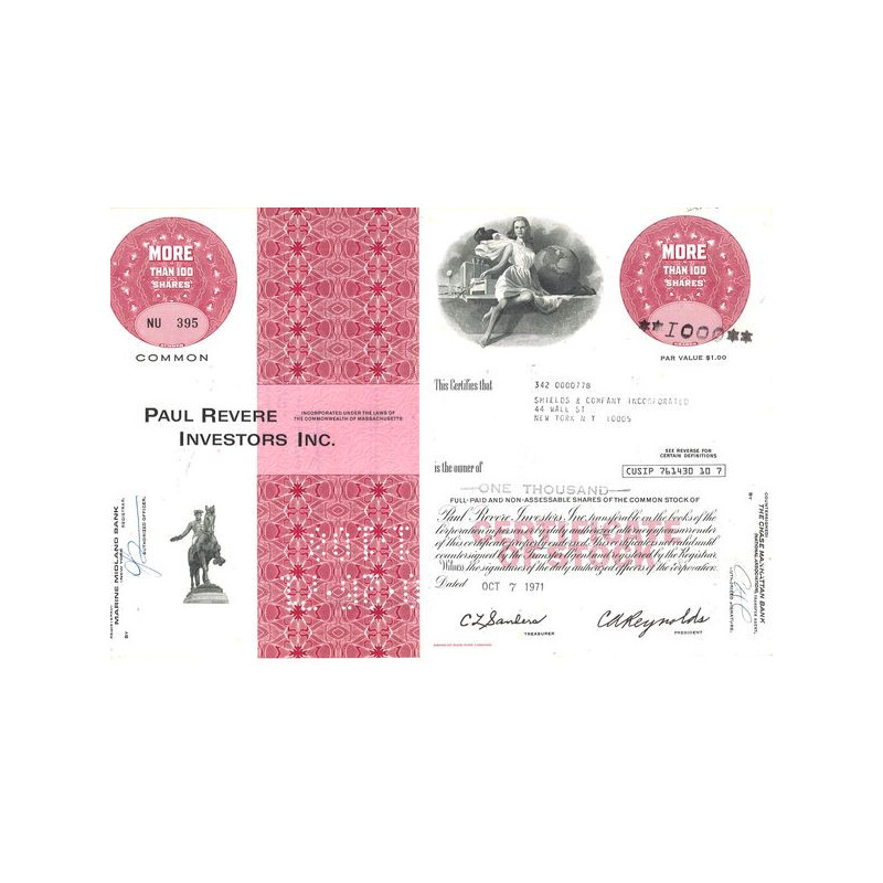 Paul Revere Investors Inc (Rose)(Cn)
