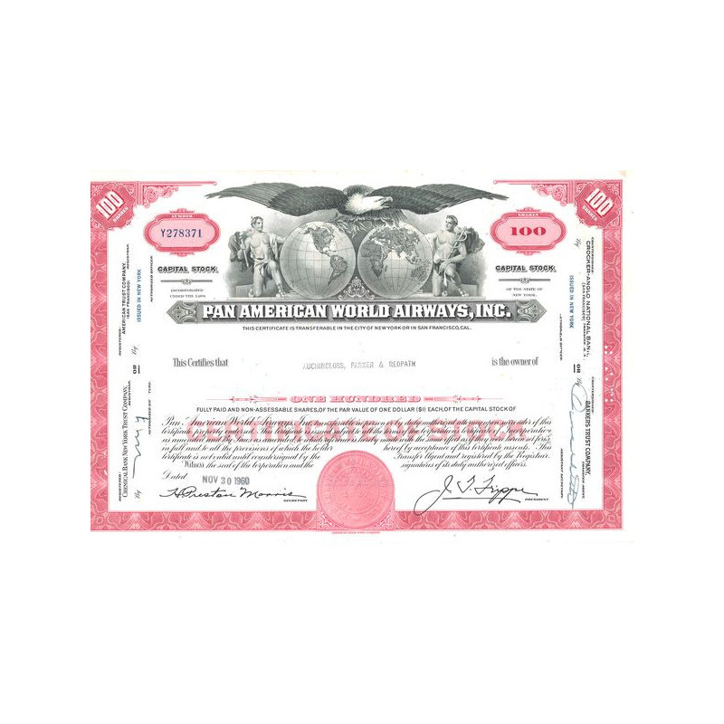 Pan Américan World Airways Inc (Rose)(CN)