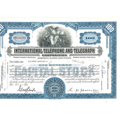 International Telephone and Telegraph (Titre 100 Act)