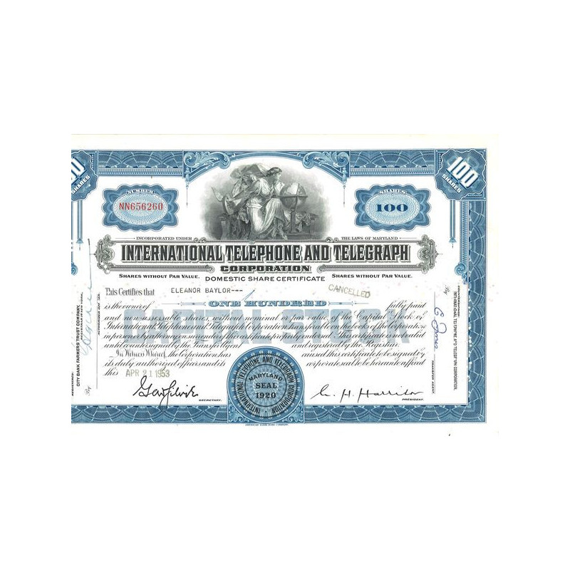 International Telephone and Telegraph (Titre 100 Act)